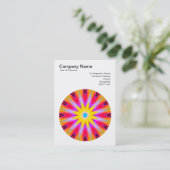 Carte De Visite Mandala Motif 08 (Debout devant)
