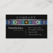 Carte De Visite Mandala multicolore moderne (Dos)