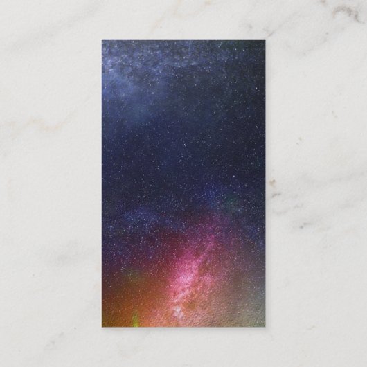 Carte De Visite Mandala Nebula Galaxy Chic Celestial Boho Moderne (Dos)