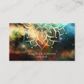 Carte De Visite Mandala Nebula Yoga Instructeur Yoga Enseignant Ze (Devant)