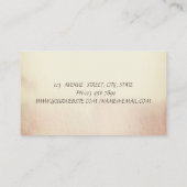 Carte De Visite Mandala professionnel élégant, Confetti Yoga (Dos)