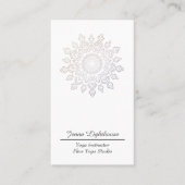 Carte De Visite Mandala simple (Devant)