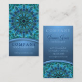Carte De Visite Mandala sous-marin de beauté (Devant / Derrière)