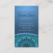 Carte De Visite Mandala sous-marin de beauté (Dos)