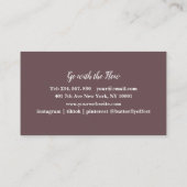 Carte De Visite mandala spécifique au client (Dos)