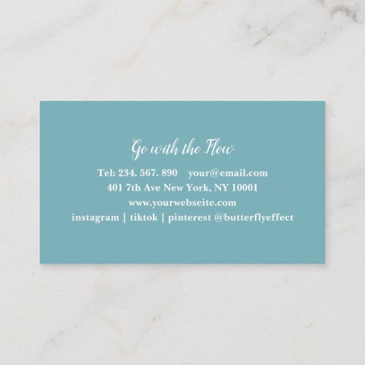 Carte De Visite mandala spécifique au client (Dos)