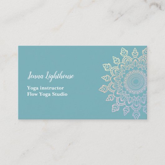 Carte De Visite mandala spécifique au client (Devant)