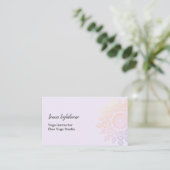 carte de visite mandala spécifique client (Debout devant)