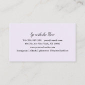 carte de visite mandala spécifique client (Dos)