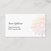 carte de visite mandala spécifique client (Devant)