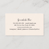 carte de visite mandala spécifique client (Dos)