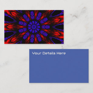 Carte De Visite Mandala Sud-Ouest Hippie Boho Chic Bohemian