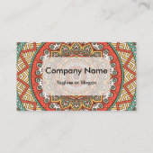 Carte De Visite Mandala sur la crème (Dos)