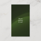 Carte De Visite Mandala vert (Dos)