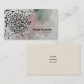 Carte de visite Mandalas (Devant / Derrière)