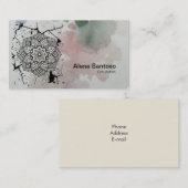 Carte de visite Mandalas (Devant / Derrière)