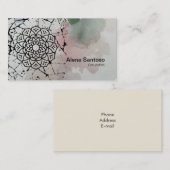 Carte de visite Mandalas (Devant / Derrière)