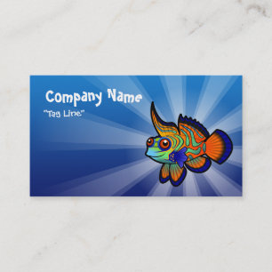 Carte De Visite Mandarin cartoon / Poisson dragon
