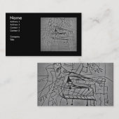CARTE DE VISITE MANDAT DE DÉPÔT (Devant / Derrière)