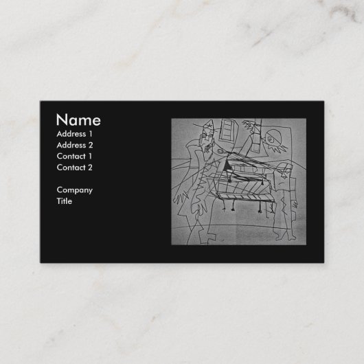 CARTE DE VISITE MANDAT DE DÉPÔT (Devant)