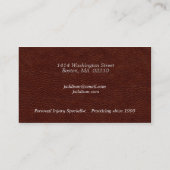 Carte De Visite Mandataire 102 (Dos)