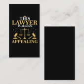 Carte De Visite Mandataire d'obtention du diplôme d'école de droit (Devant / Derrière)