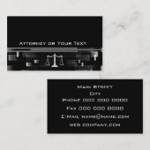 Carte De Visite Mandataire élégante (Devant / Derrière)