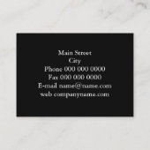 Carte De Visite Mandataire professionnelle (Dos)