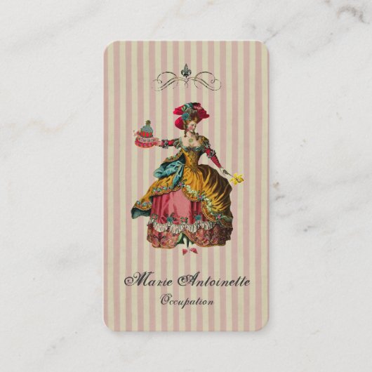 Carte De Visite Mangeons du gâteau (plus d'options) - (Devant)