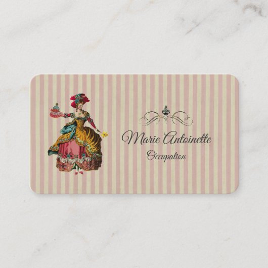 Carte De Visite Mangeons du gâteau (plus d'options) - (Devant)