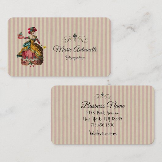 Carte De Visite Mangeons du gâteau (plus d'options) - (Devant / Derrière)