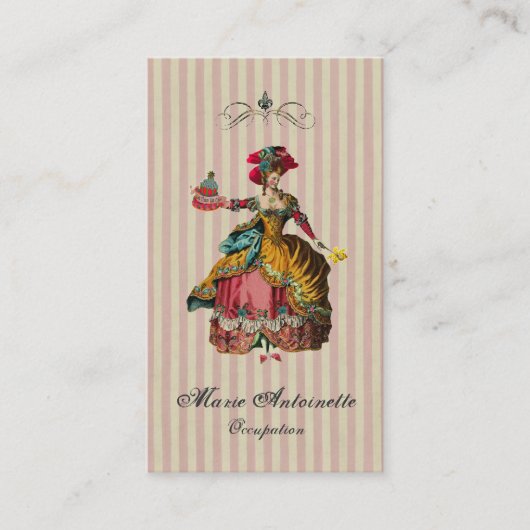 Carte De Visite Mangeons du gâteau (plus d'options) - (Devant)