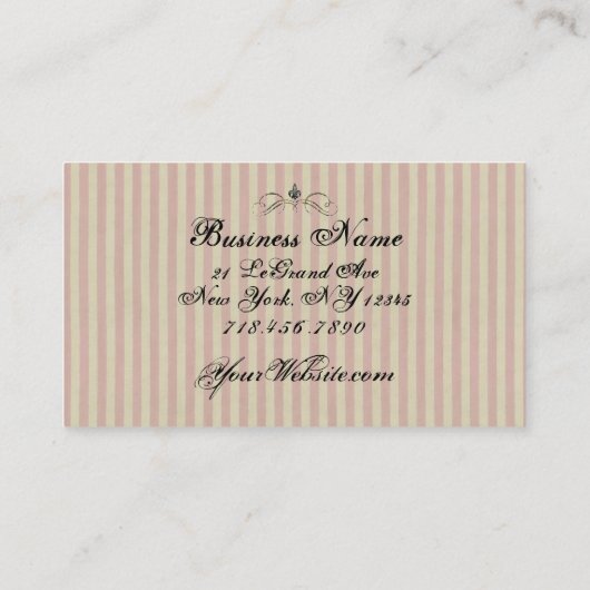 Carte De Visite Mangeons du gâteau (plus d'options) - (Dos)