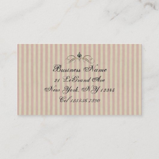 Carte De Visite Mangeons le gâteau (plus d'options) - (Dos)