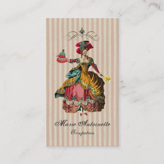 Carte De Visite Mangeons le gâteau (plus d'options) - (Devant)