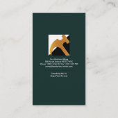 Carte De Visite Manhattan de la maison de toit en or moderne class (Dos)