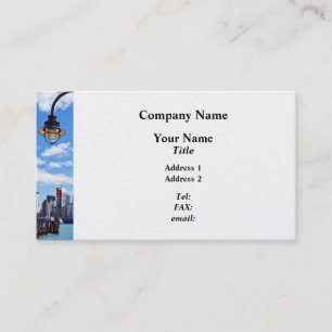 Carte De Visite Manhattan NY - Skyline depuis Liberty State Park