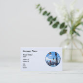 Carte De Visite Manhattan NY - Skyline Du Liberty State Park (Debout devant)