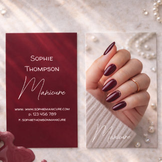 Carte De Visite Manicure artist 