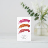 Carte De Visite Manicuriste des nuances de couleurs polonaises (Debout devant)