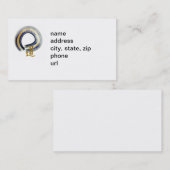 Carte De Visite Manière bleue, Enso (Devant / Derrière)