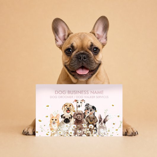 Carte De Visite Manipulation de chiens à faible stress