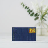 Carte De Visite Manipulation numérique de Freesia Jaune (Debout devant)