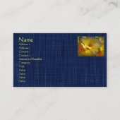 Carte De Visite Manipulation numérique de Freesia Jaune (Devant)