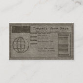 Carte De Visite manipulez avec soin (Dos)