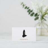 Carte De Visite Mannequin de mode (Debout devant)