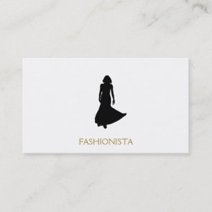 Carte De Visite Mannequin de mode