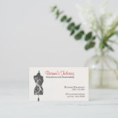 Carte De Visite Mannequin marin (Debout devant)