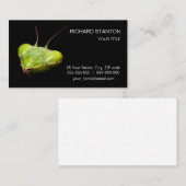 Carte De Visite Mante priante (Devant / Derrière)