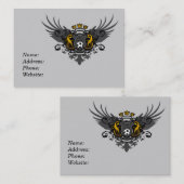 Carte De Visite Manteau du football des bras (Devant / Derrière)